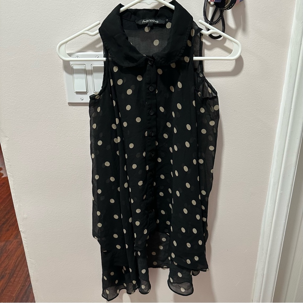 Foreign Exchange black blouse